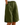 Women's Button Front Elastic Waist Knee Length Shorts Army Green