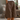 Women's Button Front Elastic Waist Knee Length Shorts Brown