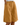 Women's Button Front Elastic Waist Knee Length Shorts Earthy Yellow