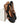Women's Closed Toe Slingback Sandals with Side Cutouts Black