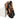 Women's Closed Toe Slingback Sandals with Side Cutouts Black