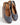 Women's Closed Toe Slingback Sandals with Side Cutouts Dark Grey