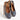 Women's Closed Toe Slingback Sandals with Side Cutouts Dark Grey
