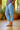 Women's Cropped Cuffed Straight Leg Trousers Blue
