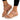 Women's Elastic Strap Espadrille Platform Sandals Pink