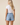 Women's Elastic Waist Drawstring Frayed Denim Shorts 1