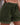 Women's Elastic Waist Drawstring Frayed Denim Shorts Army Green