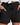 Womens Elastic Waistband Drawstring Shorts with Front Patch Pockets and Cuffed Hems Black
