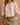 Women’s Floral Blouse with Puff Sleeves and Round Neckline Pink