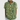 Women's Floral Print Short Sleeve Peter Pan Blouse Green