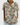 Women's Floral Print Short Sleeve Peter Pan Blouse White 5