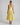 Womens Halter Neck Deep V Bodice Flared Midi Dress Yellow
