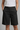 Women’s High Rise Knee Length Shorts with Slant Pockets Black