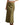 Women's High Waisted Ankle Length Flared Skirt Dark Green