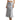 Women's High Waisted Ankle Length Flared Skirt Grey