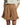 Women's High Waisted Pleated Shorts with Ruffle Hem and Side Pockets Khaki