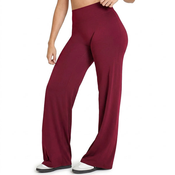 Women’s High-Waisted Wide Leg Yoga Pants-Pants for Women-CaldwellVoss