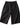 Women’s Knee Length Pleated Linen Blend Shorts Black