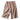 Women’s Knee Length Pleated Linen Blend Shorts Khaki