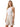 Women’s Knee Length Pleated Linen Blend Shorts
