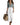 Women's Linen Shirt and Tie-Waist Maxi Skirt Set Grey White