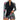 Womens Long Sleeve Front Zip Floral Rashguard Swimsuit Tropical Pink