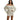 Women's Off Shoulder Long Sleeve Mini Dress with Draped Collar and Flared Cuffs White