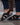 Women’s Open Toe Bungee Cord Heel Strap Sandals Black