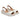 Women's Open Toe Slingback Platform Sandals White