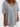 Women's Oversized V-Neck T-Shirt with Cuffed Short Sleeves Grey