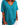 Women's Oversized V-Neck T-Shirt with Cuffed Short Sleeves Light Blue