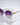 Women's Patterned Butterfly Sunglasses with Metallic Accents Gray
