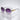 Women's Patterned Butterfly Sunglasses with Metallic Accents Gray