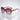 Women's Patterned Butterfly Sunglasses with Metallic Accents Red