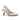 Women's Pointed Toe Slingback Heels with Patterned Upper and Metallic Heel 1