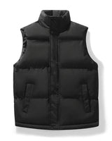 Women’s Puffer Vest with Stand Collar-Vests for women-CaldwellVoss