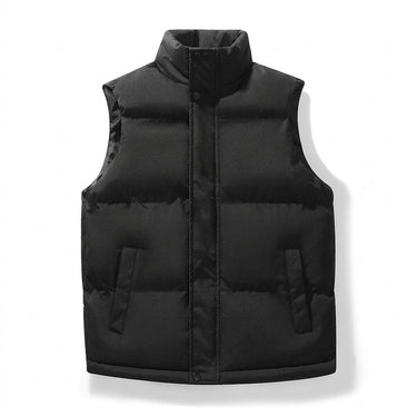 Women’s Puffer Vest with Stand Collar-Vests for women-CaldwellVoss