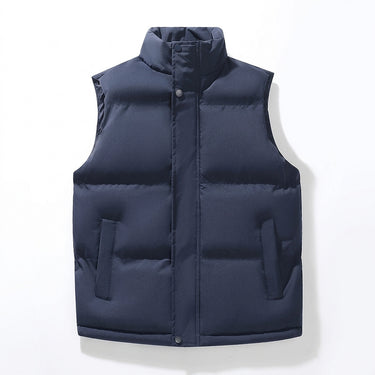 Women’s Puffer Vest with Stand Collar-Vests for women-CaldwellVoss