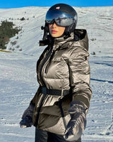 Women’s Quilted Puffer Jacket with Belt and Hood-Jacket for women-CaldwellVoss