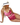 Women's Ribbed Tie-Dye One-Piece Swimsuit Wine Red
