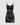 Women's Satin Cowl Neck Mini Dress Black
