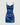 Women's Satin Cowl Neck Mini Dress Blue