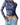Women's Sheer Floral Lace Mock Neck Long Sleeve Top Dark Blue