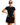 Women’s Short Sleeve Mini Dress with Pearl Trim and Front Pockets 1