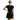 Women’s Short Sleeve Mini Dress with Pearl Trim and Front Pockets 1