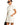 Women’s Short Sleeve Mini Dress with Pearl Trim and Front Pockets 4