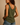 Women’s Sleeveless V Neck Top with Front Buttons and Rounded Hem 2