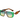 Women's Square Patterned Studded Sunglasses Green & Tortoise
