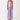 Women's Strapless Printed Maxi Dress Lavender