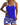 Women's Tankini Set with Scoop Neck Top and Patterned Shorts Blue